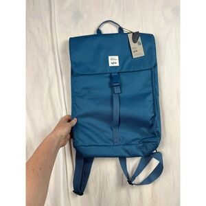 Lefrik Oracle NetSuite Scout Backpack Teal Blue Recycled Polyester Bag NWT